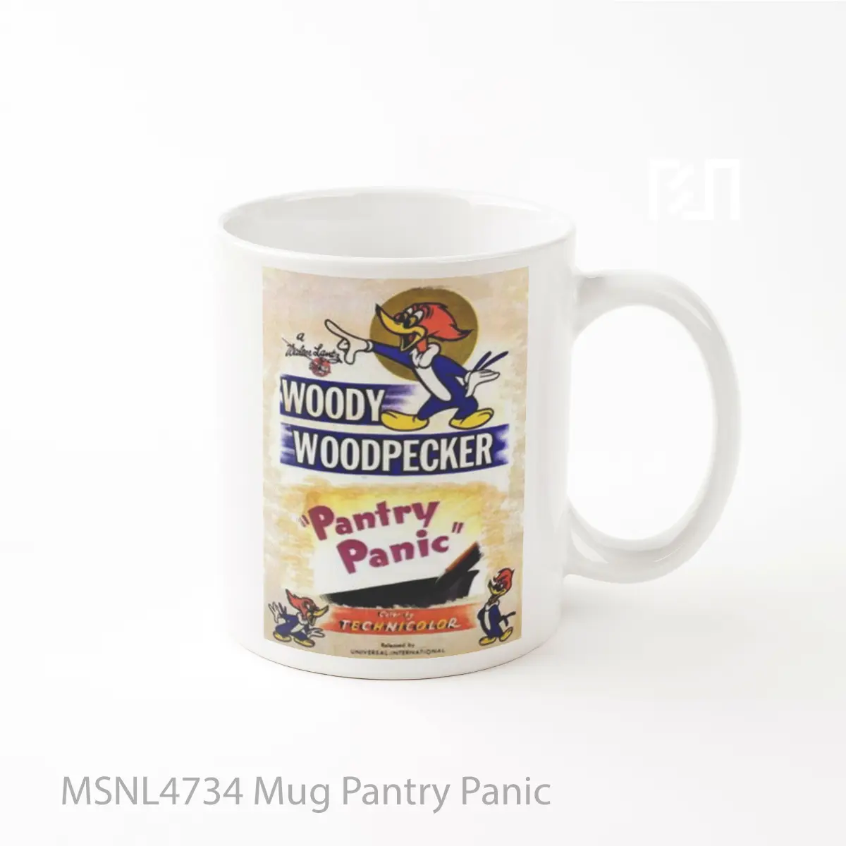 Mug Pantry Panic Gelas Keramik Tema Film MSNL4734