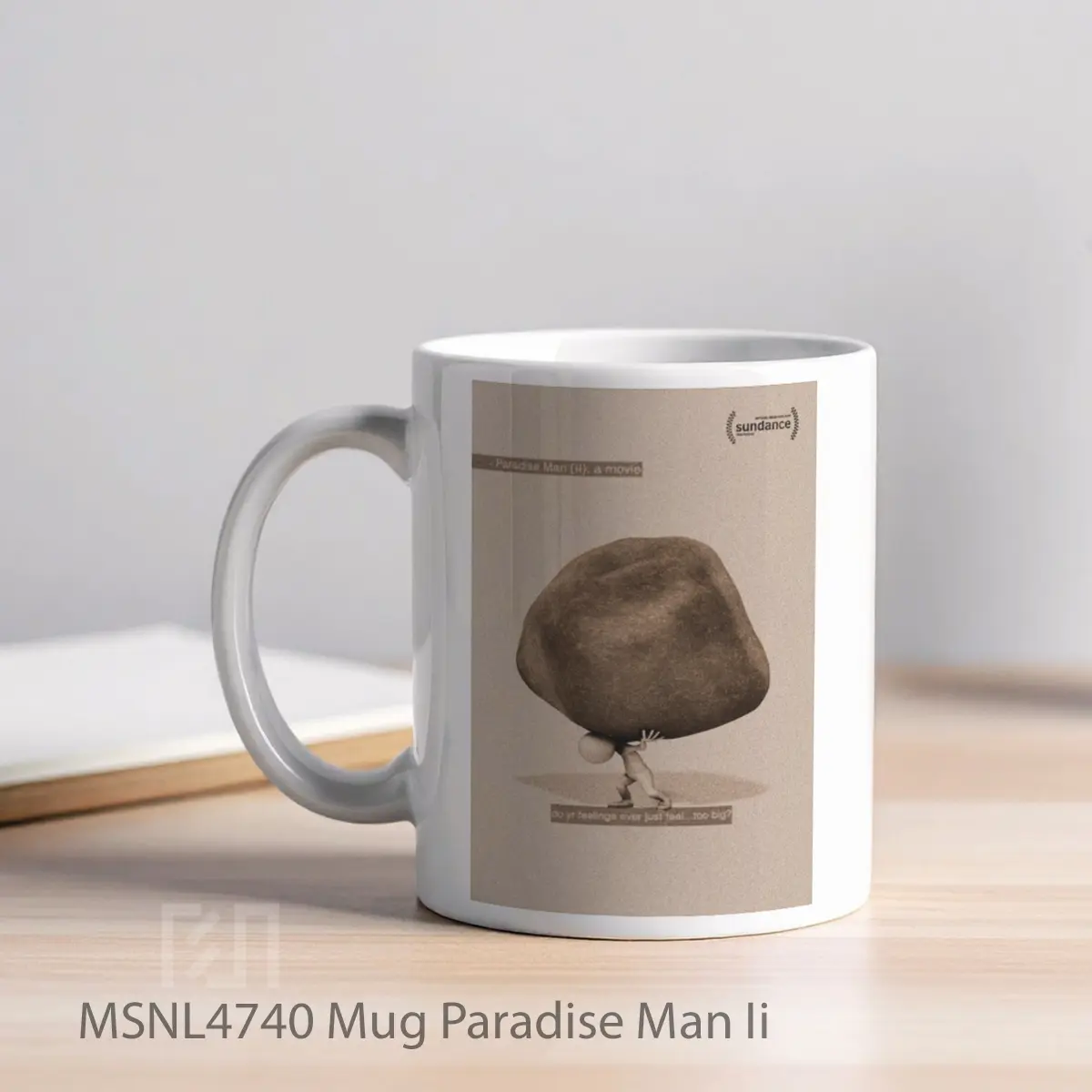 Mug Paradise Man Ii Gelas Keramik Tema Film MSNL4740 - Tampak Kiri