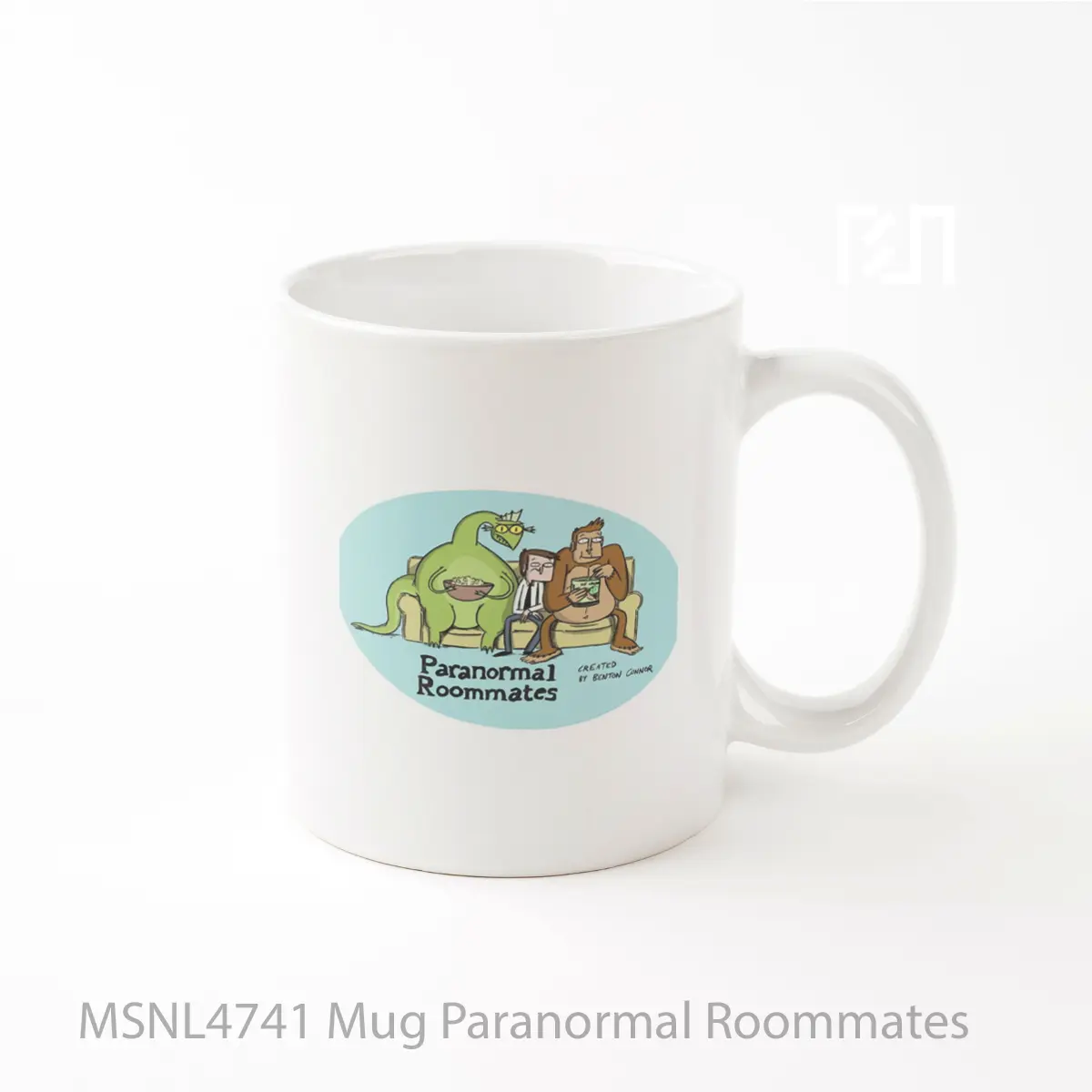 Mug Paranormal Roommates Gelas Keramik Tema Film MSNL4741