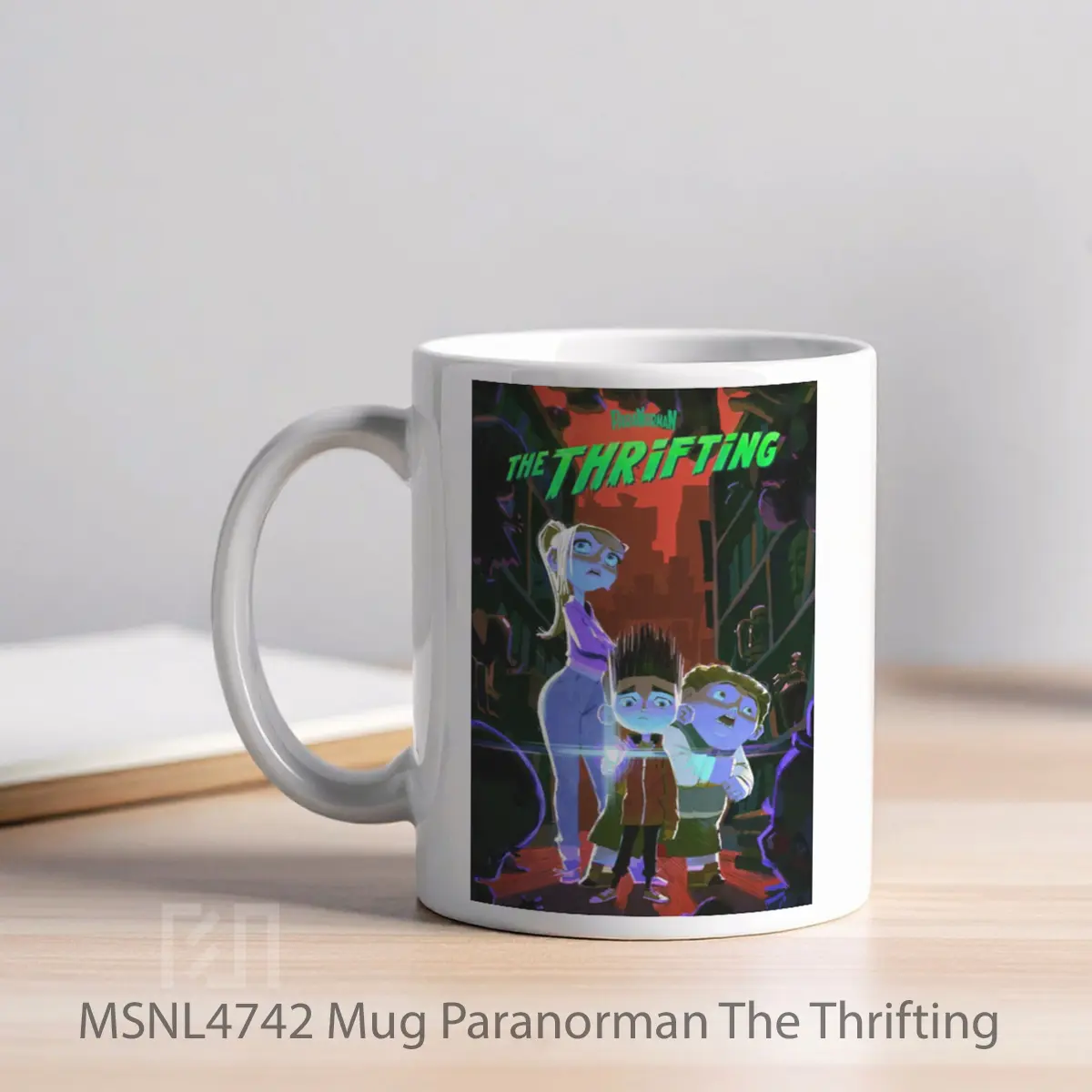 Mug Paranorman The Thrifting Gelas Keramik Tema Film MSNL4742 - Tampak Kiri