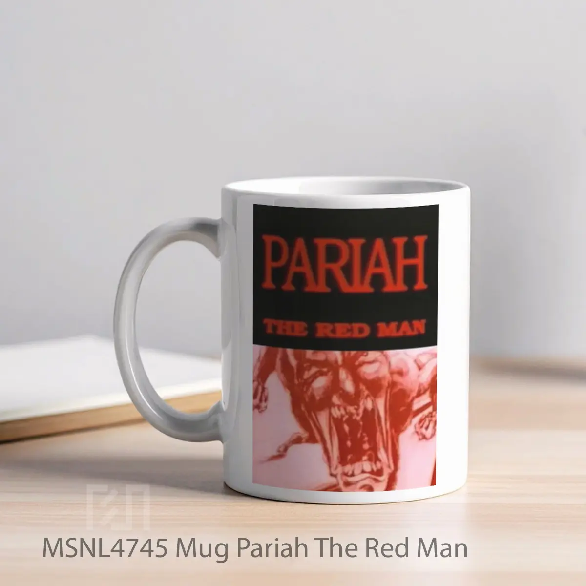 Mug Pariah The Red Man Gelas Keramik Tema Film MSNL4745 - Tampak Kiri