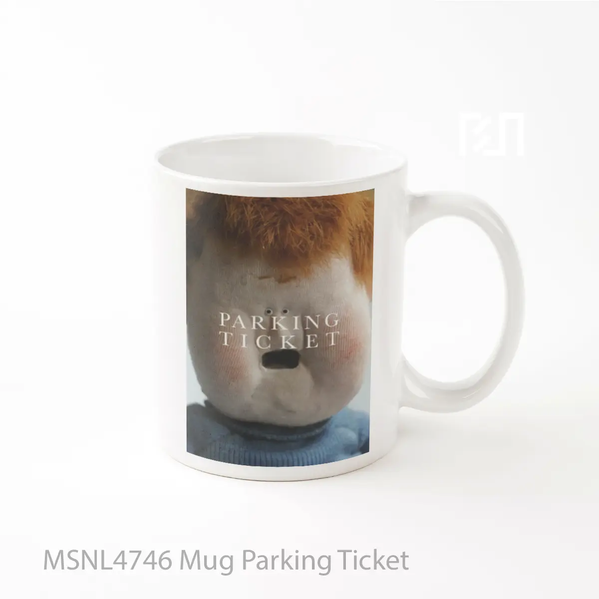 Mug Parking Ticket Gelas Keramik Tema Film MSNL4746