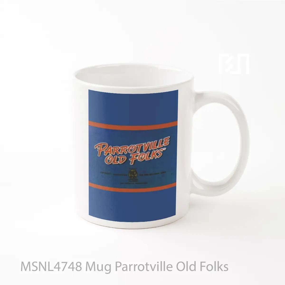 Mug Parrotville Old Folks Gelas Keramik Tema Film MSNL4748