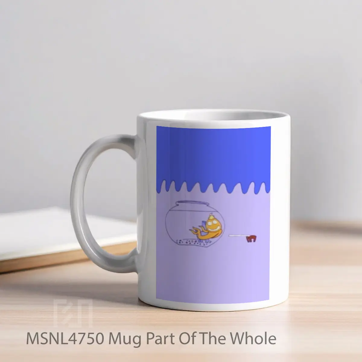 Mug Part Of The Whole Gelas Keramik Tema Film MSNL4750 - Tampak Kiri