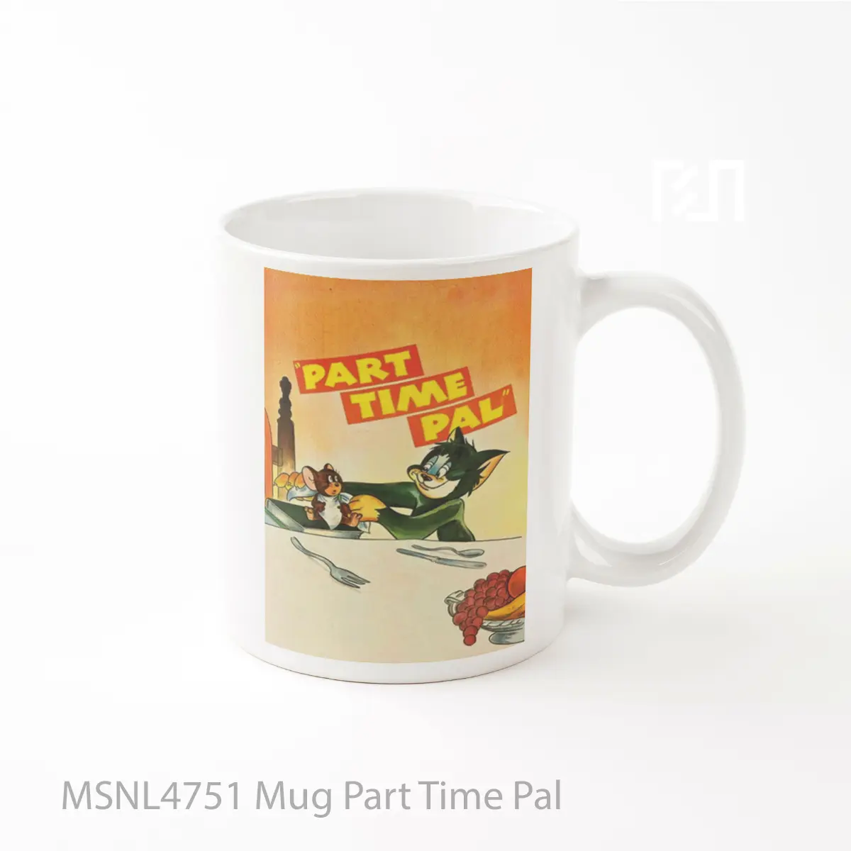 Mug Part Time Pal Gelas Keramik Tema Film MSNL4751
