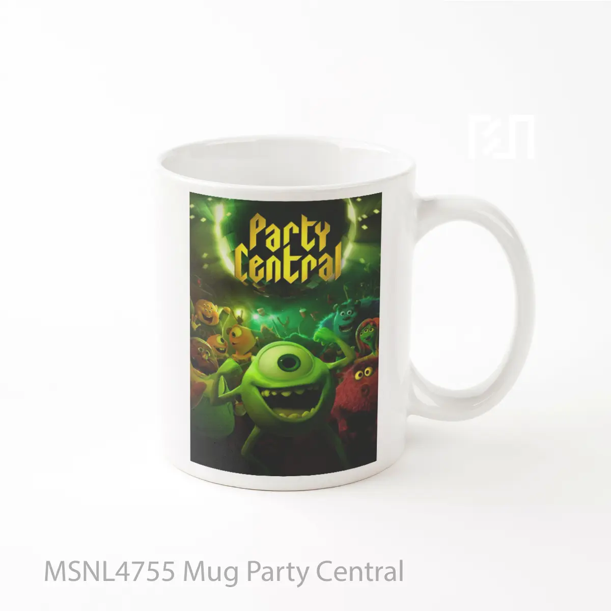 Mug Party Central Gelas Keramik Tema Film MSNL4755