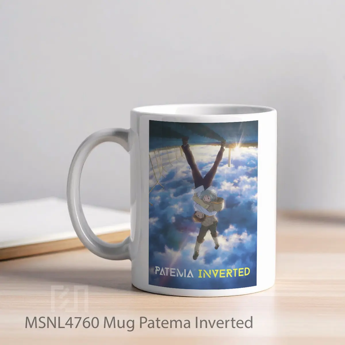 Mug Patema Inverted Gelas Keramik Tema Film MSNL4760 - Tampak Kiri