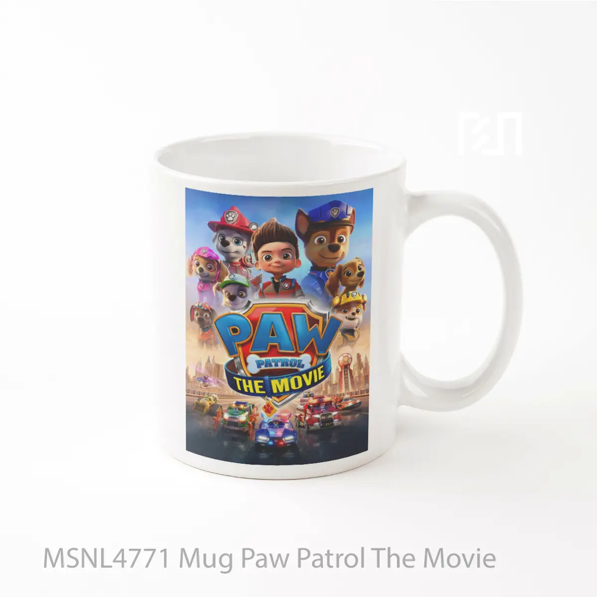 Mug Paw Patrol The Movie Gelas Keramik Tema Film MSNL4771