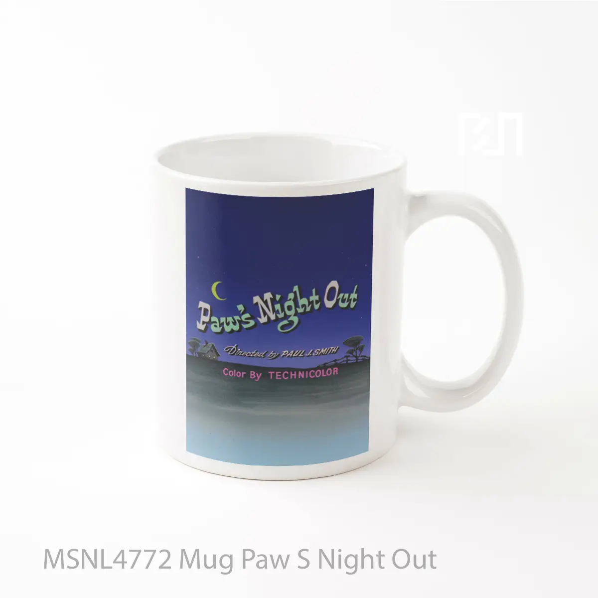 Mug Paw S Night Out Gelas Keramik Tema Film MSNL4772