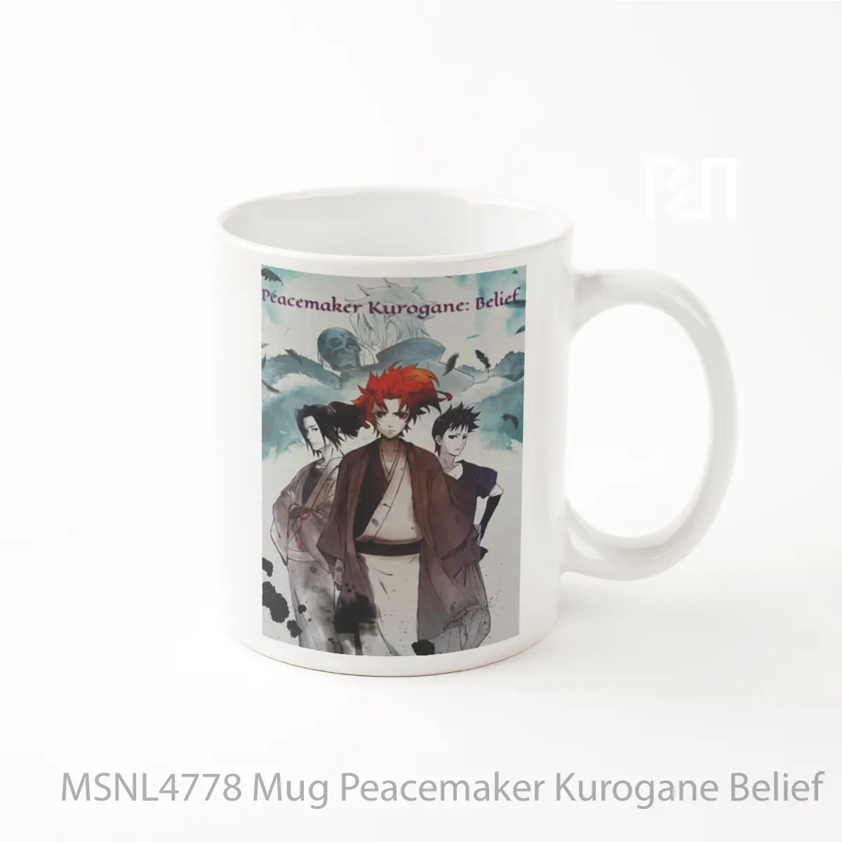 Mug Peacemaker Kurogane Belief Gelas Keramik Tema Film MSNL4778