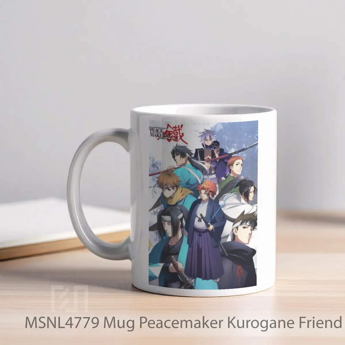Mug Peacemaker Kurogane Friend Gelas Keramik Tema Film MSNL4779 - Tampak Kiri