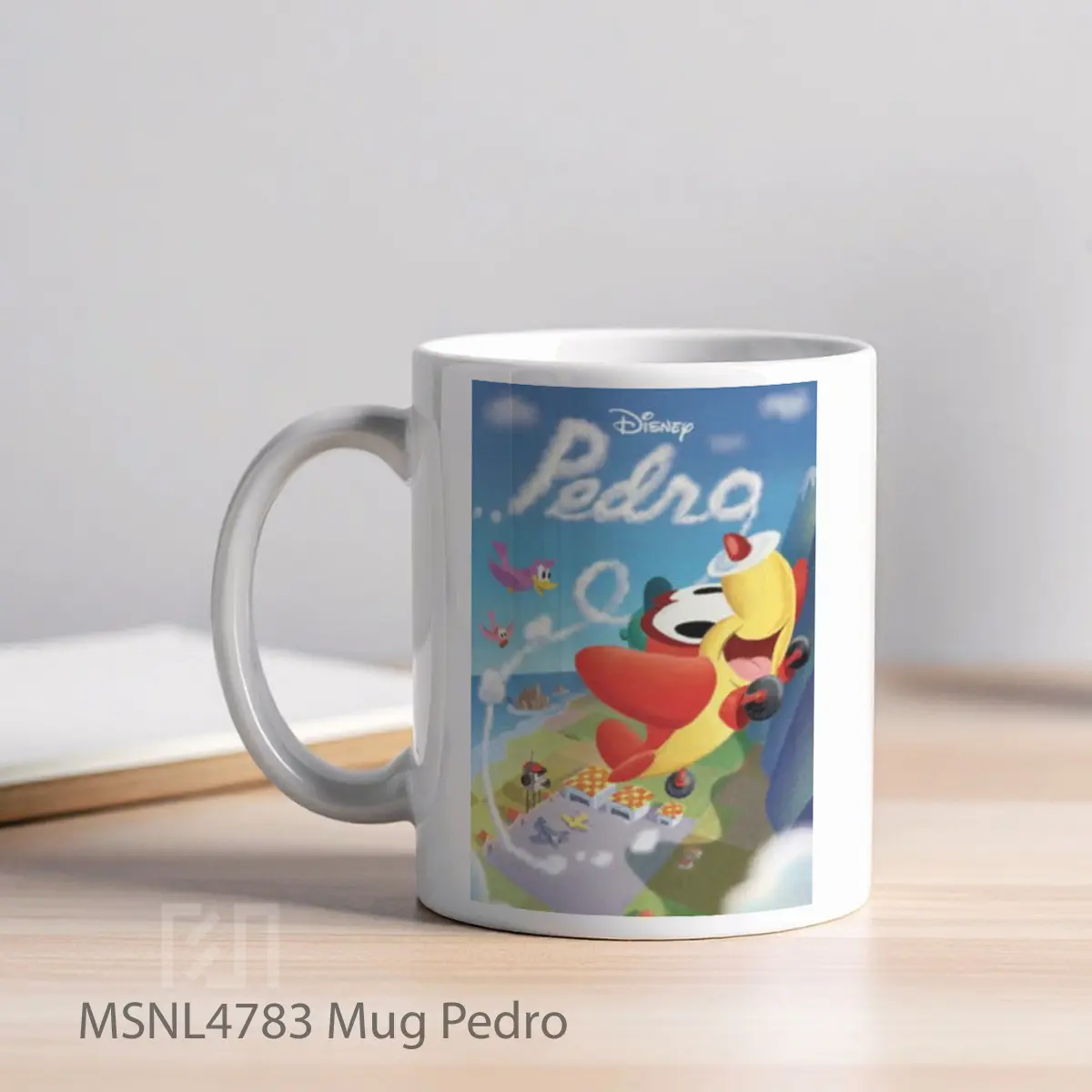 Mug Pedro Gelas Keramik Tema Film MSNL4783 - Tampak Kiri
