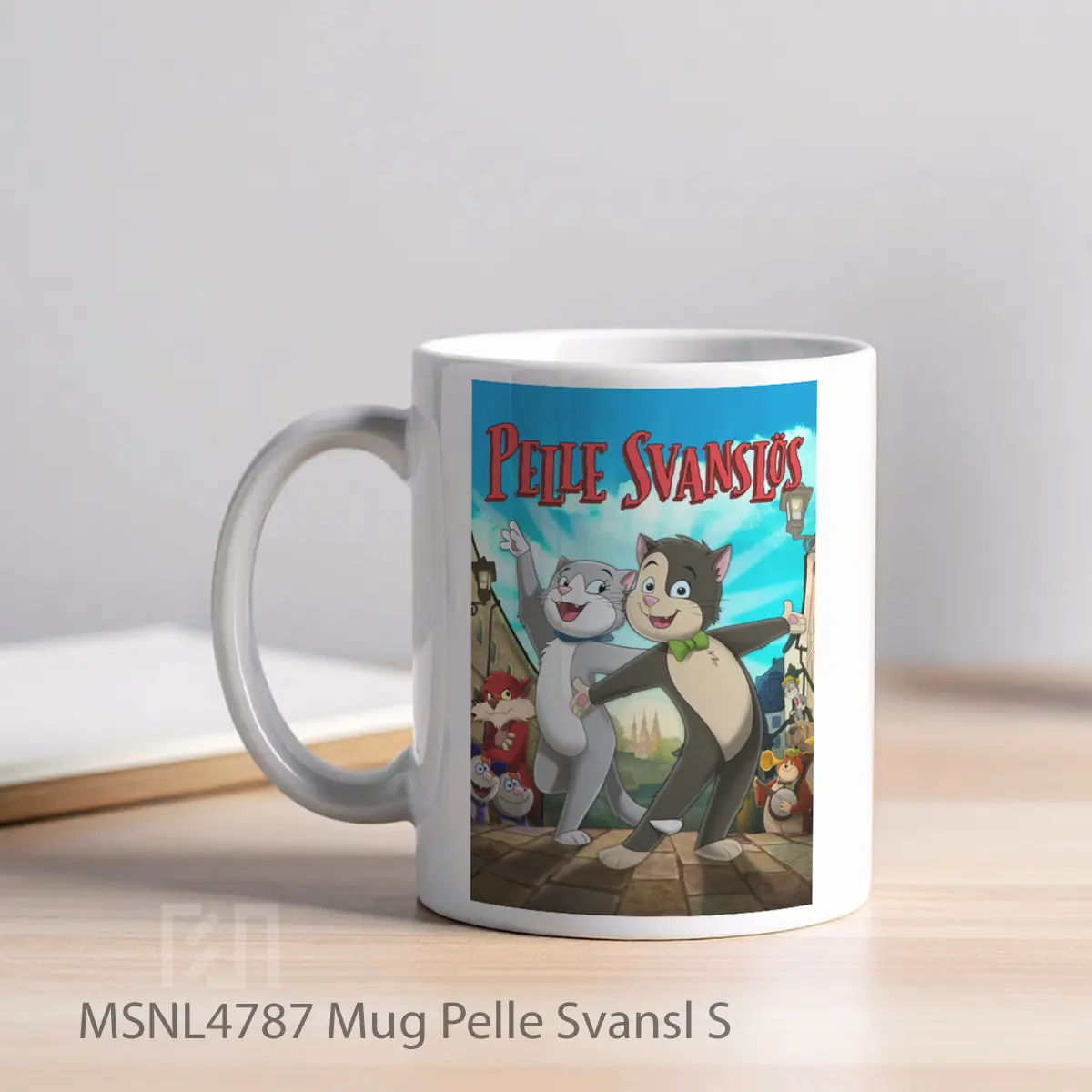Mug Pelle Svansl S Gelas Keramik Tema Film MSNL4787 - Tampak Kiri