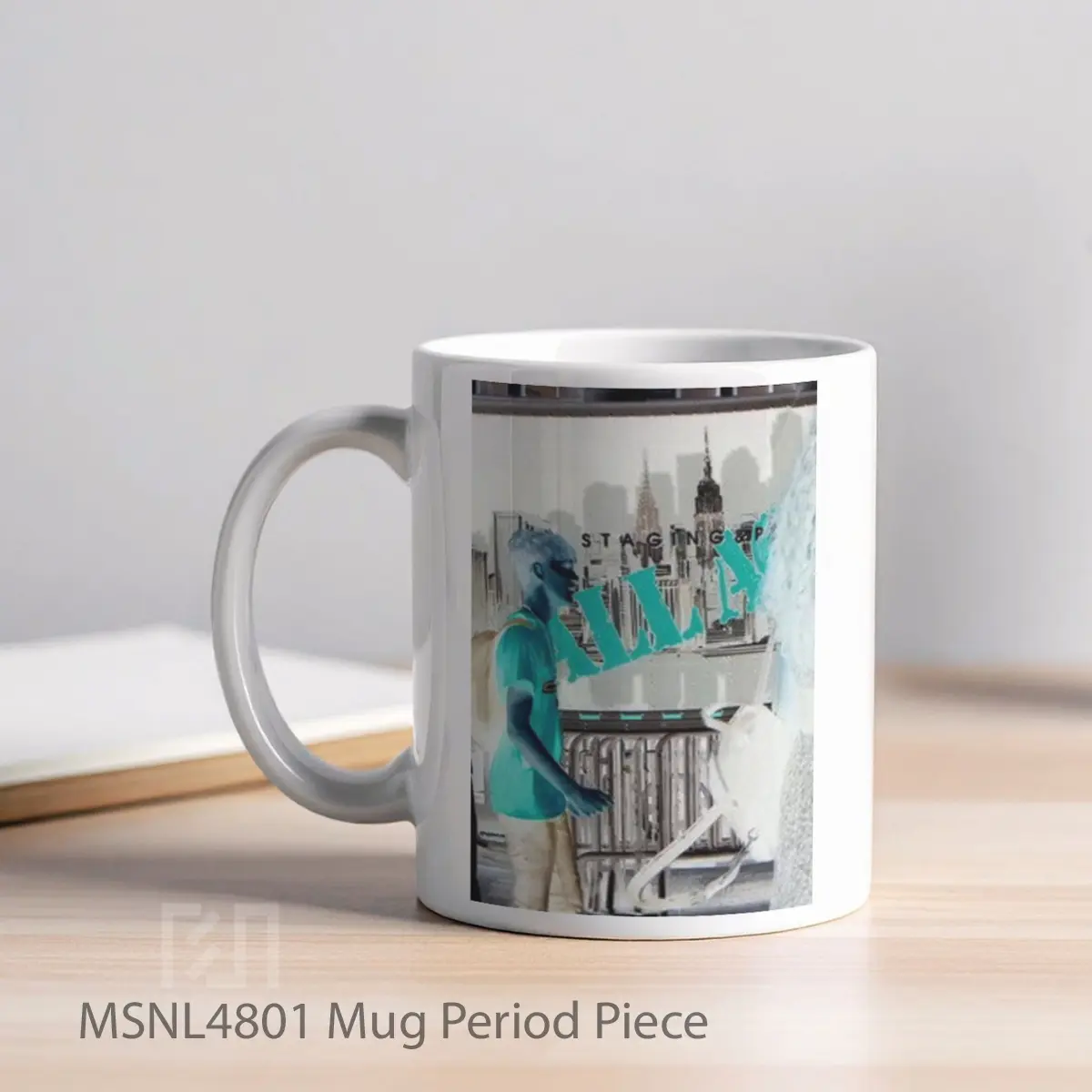 Mug Period Piece Gelas Keramik Tema Film MSNL4801 - Tampak Kiri