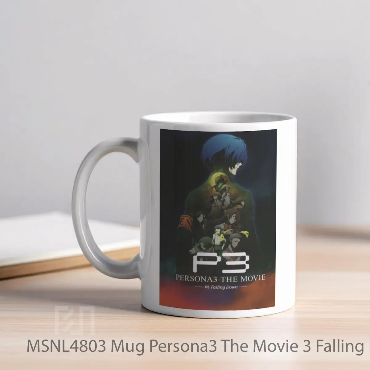 Mug Persona3 The Movie 3 Falling Down Gelas Keramik Tema Film MSNL4803 - Tampak Kiri