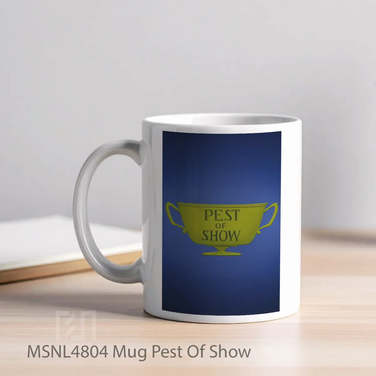 Mug Pest Of Show Gelas Keramik Tema Film MSNL4804 - Tampak Kiri