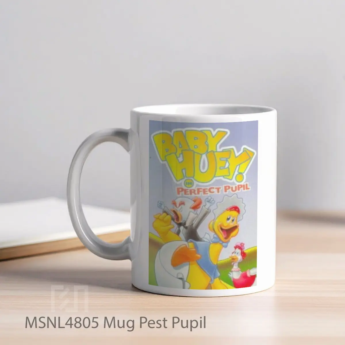 Mug Pest Pupil Gelas Keramik Tema Film MSNL4805 - Tampak Kiri