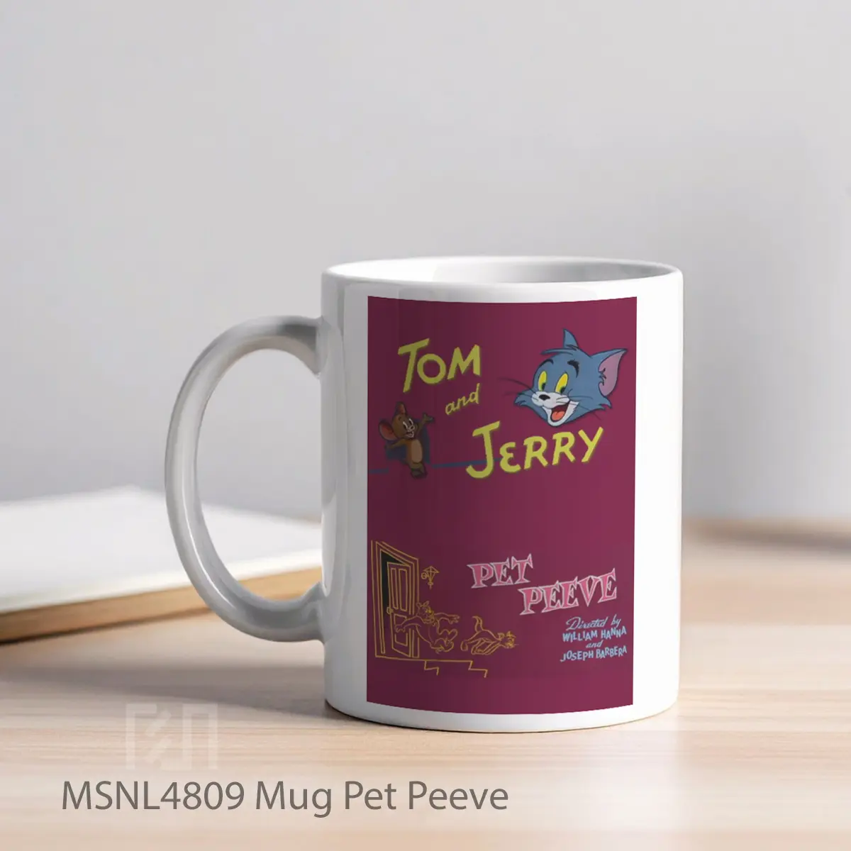 Mug Pet Peeve Gelas Keramik Tema Film MSNL4809 - Tampak Kiri