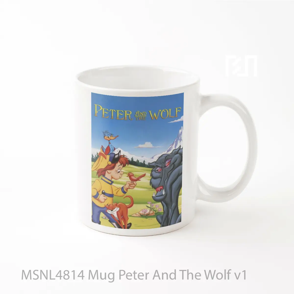 Mug Peter And The Wolf V1 Gelas Keramik Tema Film MSNL4814
