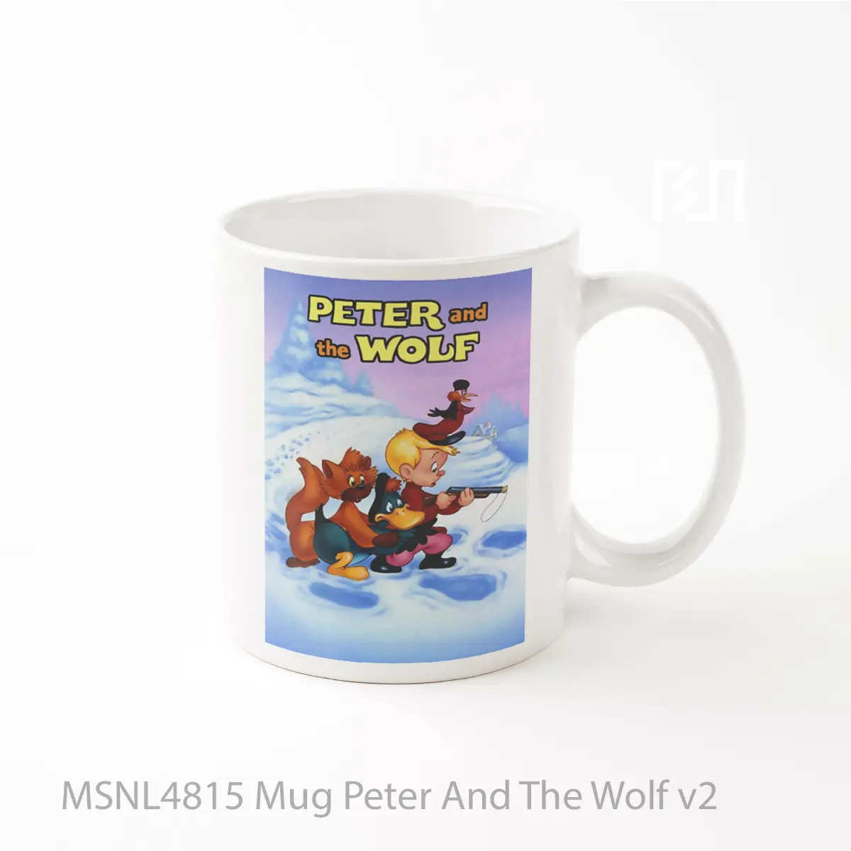 Mug Peter And The Wolf V2 Gelas Keramik Tema Film MSNL4815