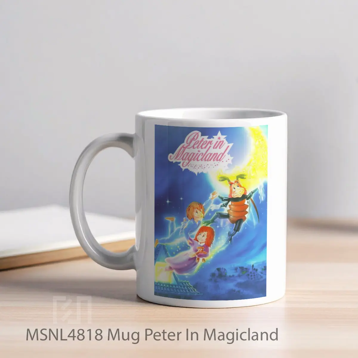 Mug Peter In Magicland Gelas Keramik Tema Film MSNL4818 - Tampak Kiri