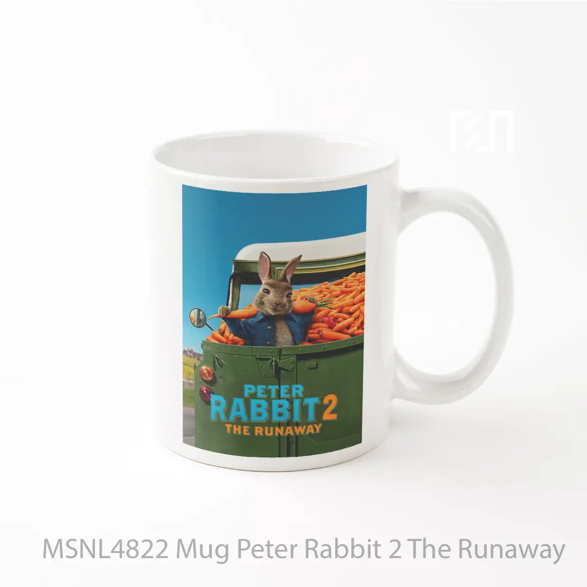Mug Peter Rabbit 2 The Runaway Gelas Keramik Tema Film MSNL4822