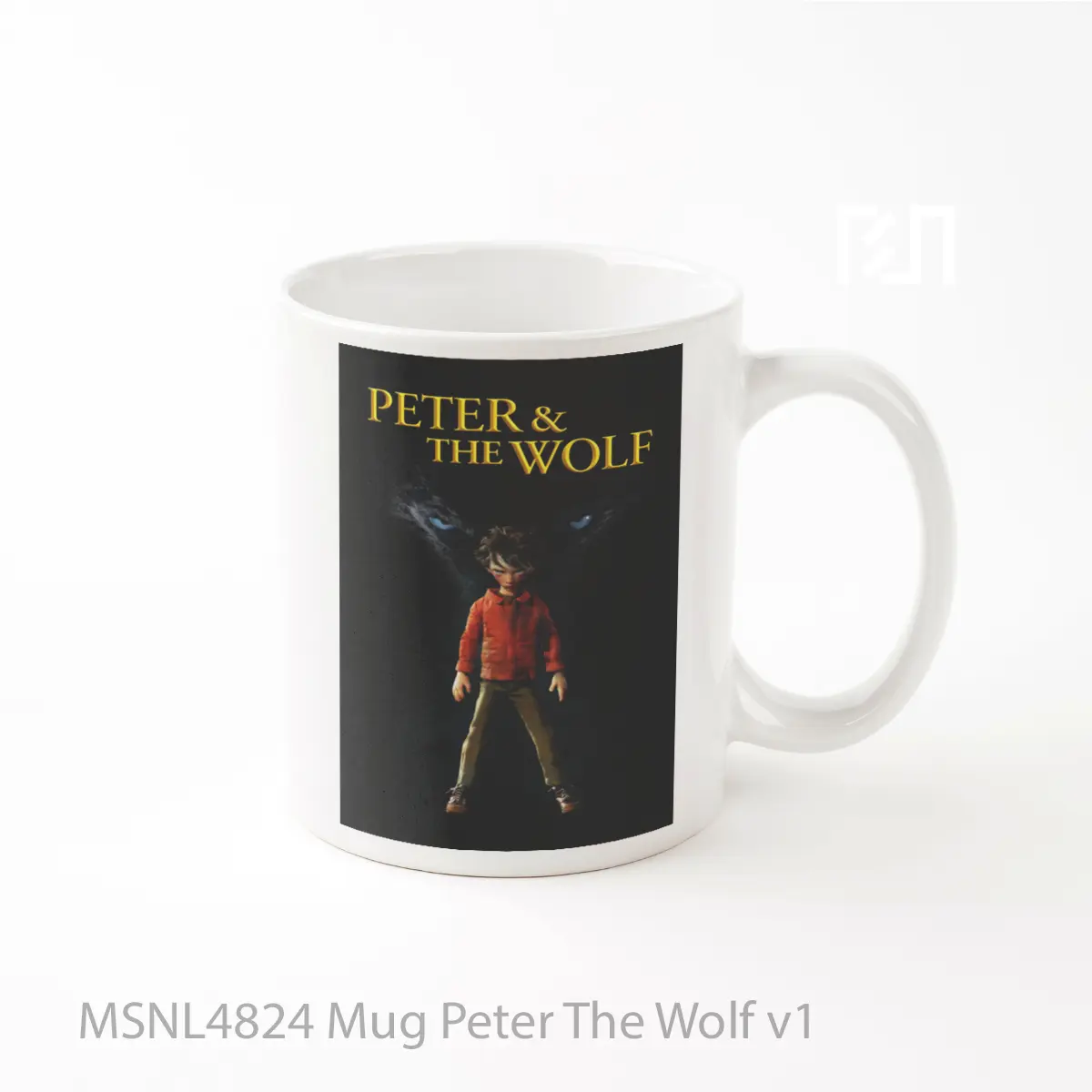 Mug Peter The Wolf V1 Gelas Keramik Tema Film MSNL4824