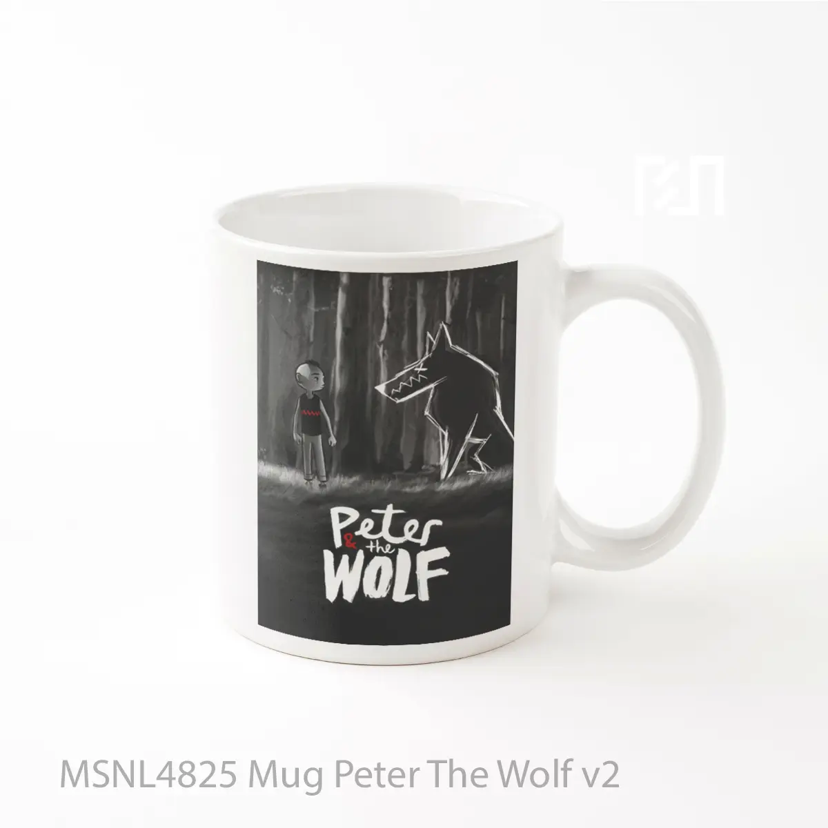 Mug Peter The Wolf V2 Gelas Keramik Tema Film MSNL4825