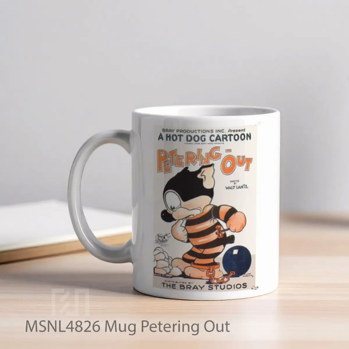 Mug Petering Out Gelas Keramik Tema Film MSNL4826 - Tampak Kiri