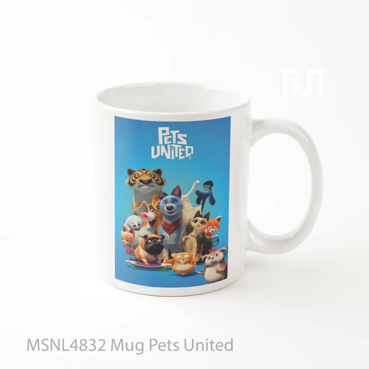 Mug Pets United Gelas Keramik Tema Film MSNL4832