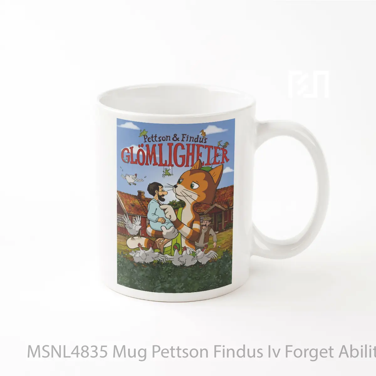 Mug Pettson Findus Iv Forget Abilities Gelas Keramik Tema Film MSNL4835