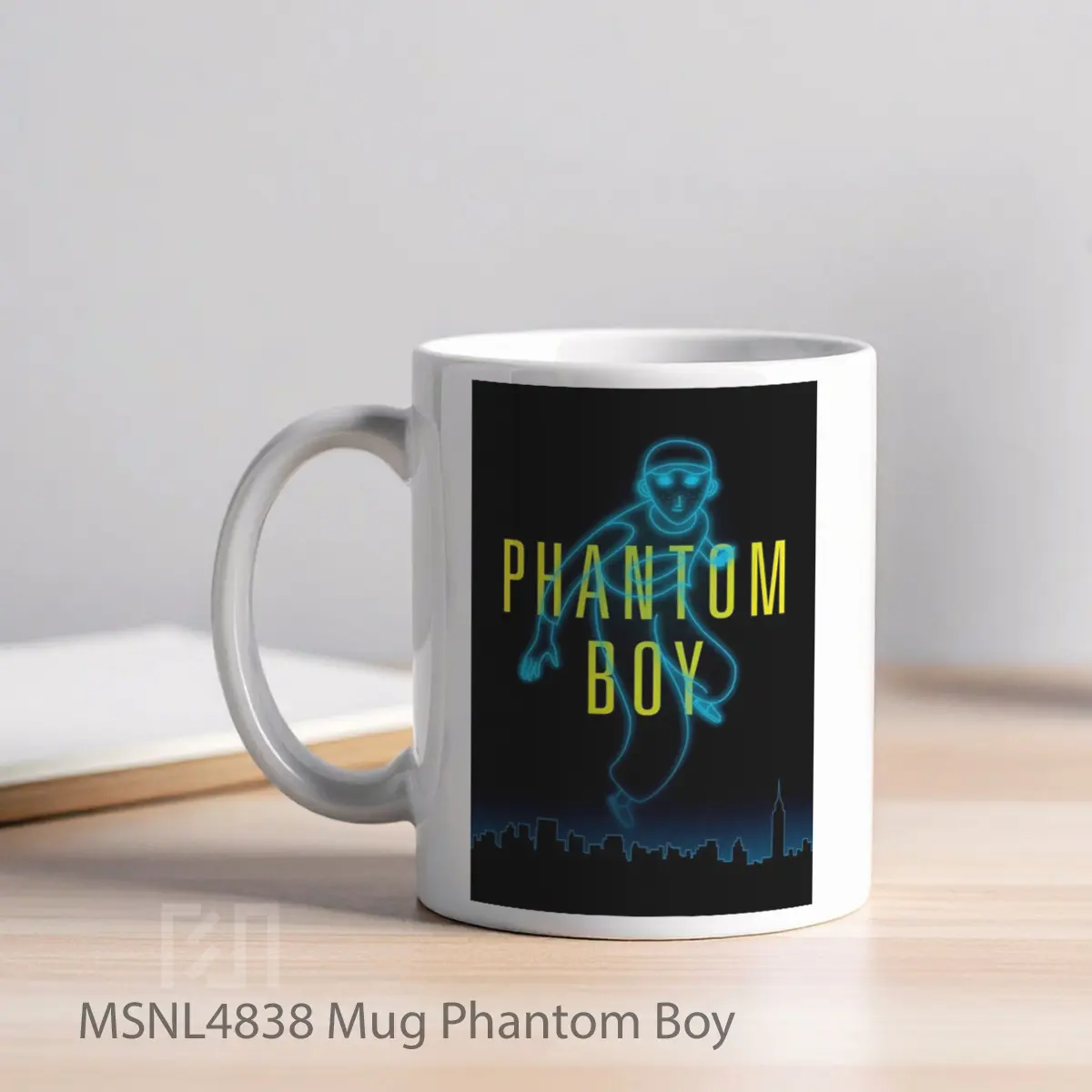 Mug Phantom Boy Gelas Keramik Tema Film MSNL4838 - Tampak Kiri