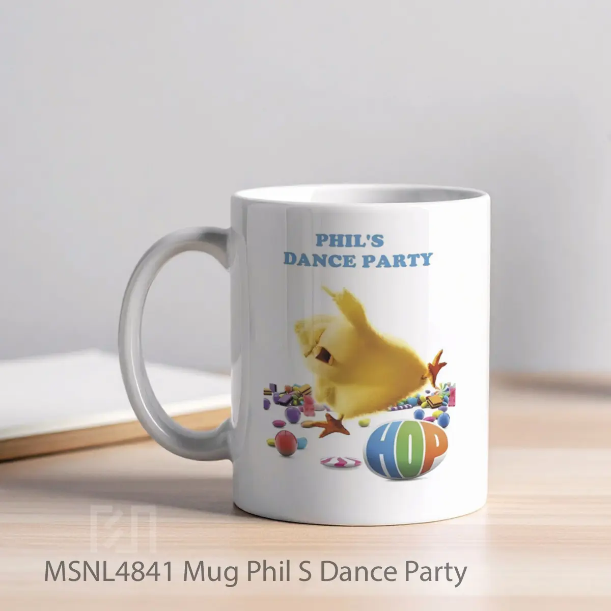 Mug Phil S Dance Party Gelas Keramik Tema Film MSNL4841 - Tampak Kiri