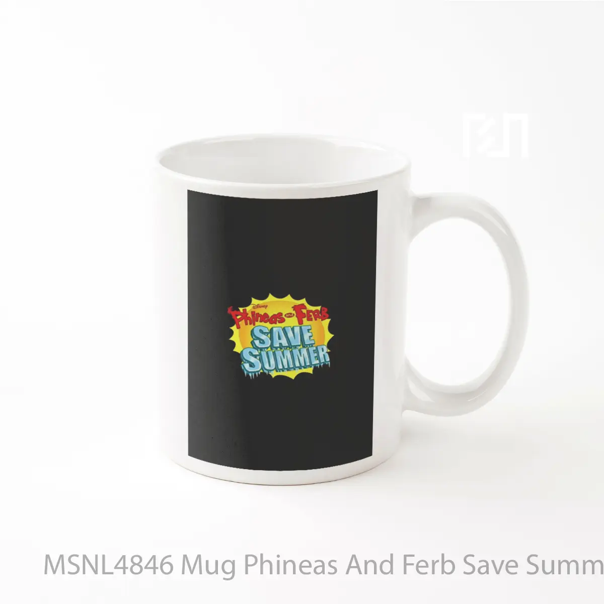Mug Phineas And Ferb Save Summer Gelas Keramik Tema Film MSNL4846