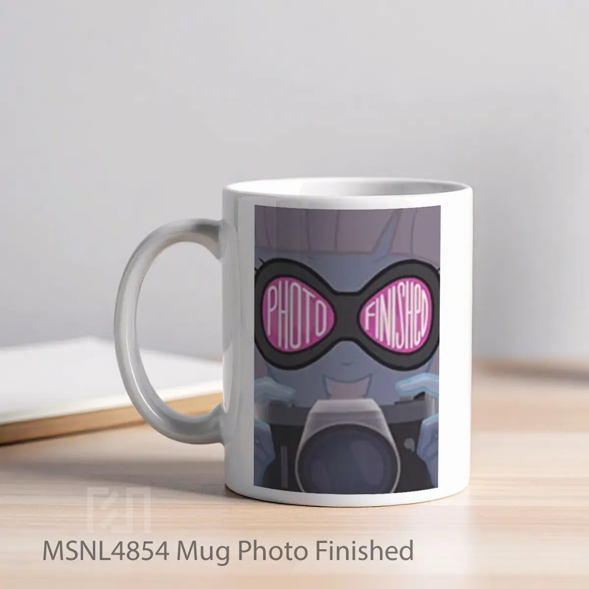 Mug Photo Finished Gelas Keramik Tema Film MSNL4854 - Tampak Kiri