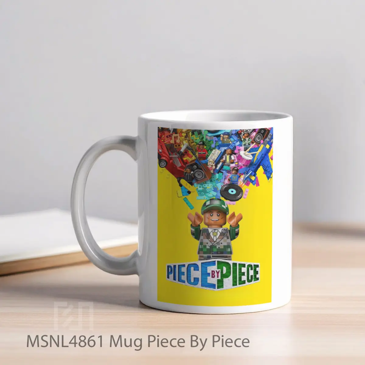 Mug Piece By Piece Gelas Keramik Tema Film MSNL4861 - Tampak Kiri