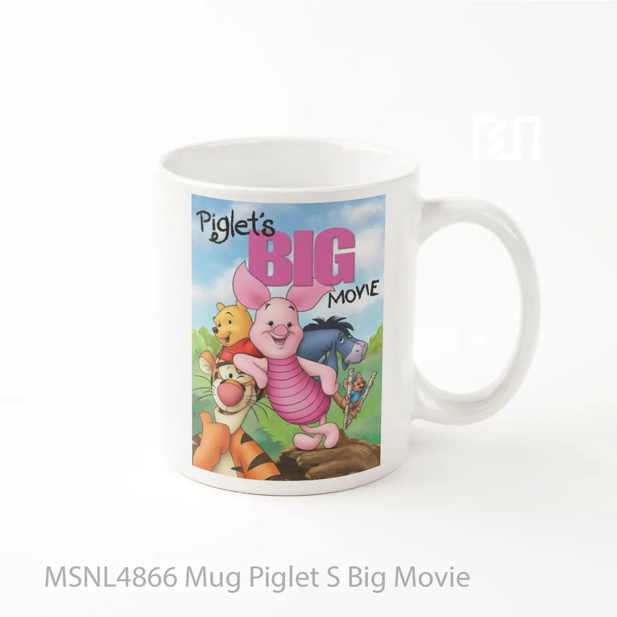 Mug Piglet S Big Movie Gelas Keramik Tema Film MSNL4866