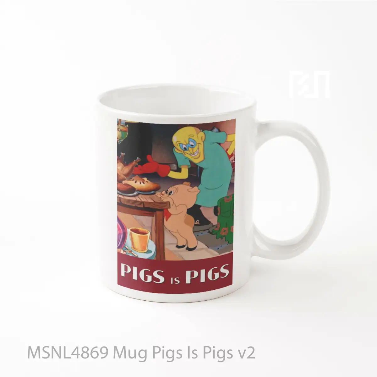 Mug Pigs Is Pigs V2 Gelas Keramik Tema Film MSNL4869