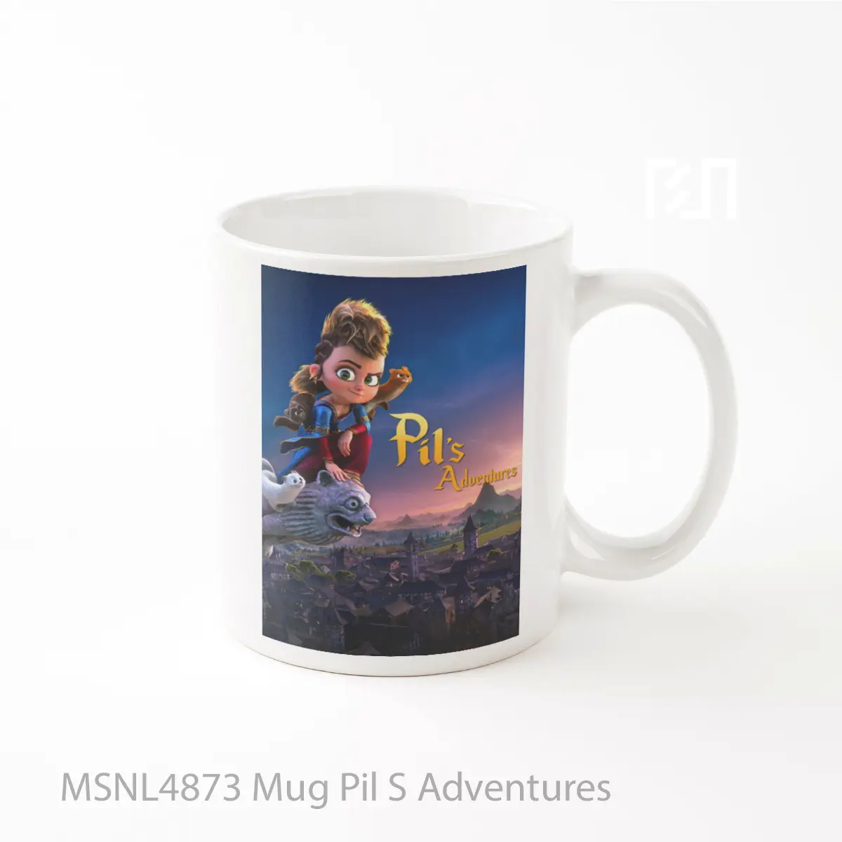 Mug Pil S Adventures Gelas Keramik Tema Film MSNL4873