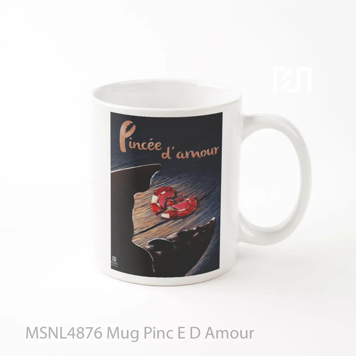 Mug Pinc E D Amour Gelas Keramik Tema Film MSNL4876
