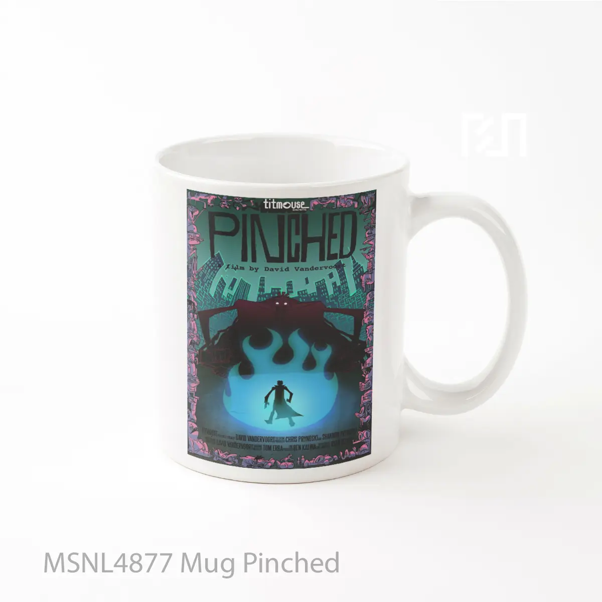 Mug Pinched Gelas Keramik Tema Film MSNL4877