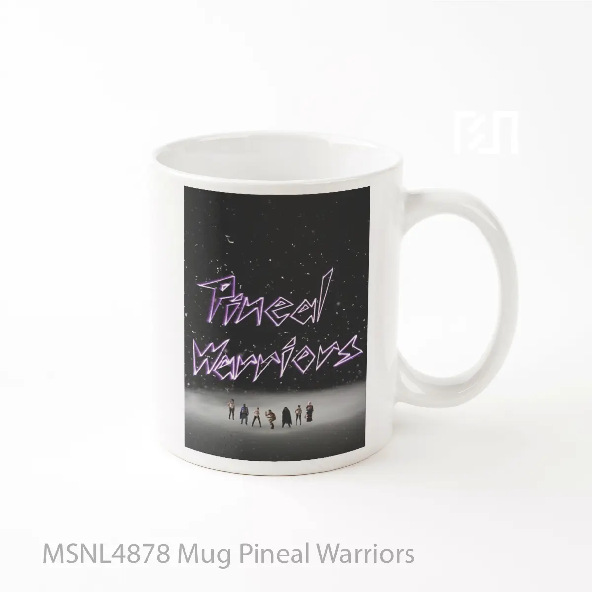 Mug Pineal Warriors Gelas Keramik Tema Film MSNL4878