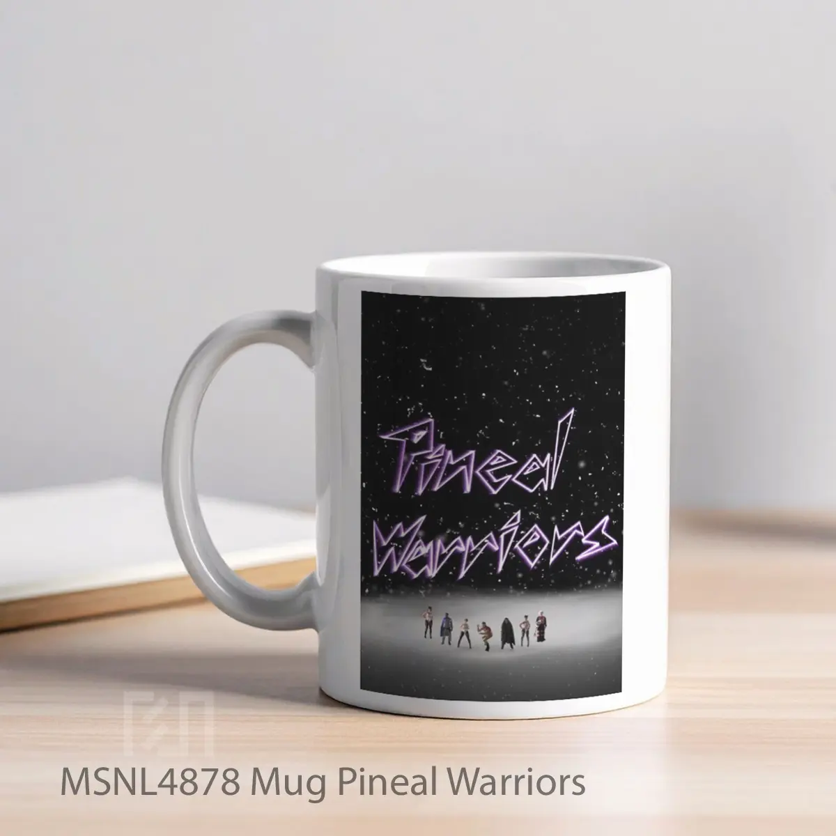 Mug Pineal Warriors Gelas Keramik Tema Film MSNL4878 - Tampak Kiri