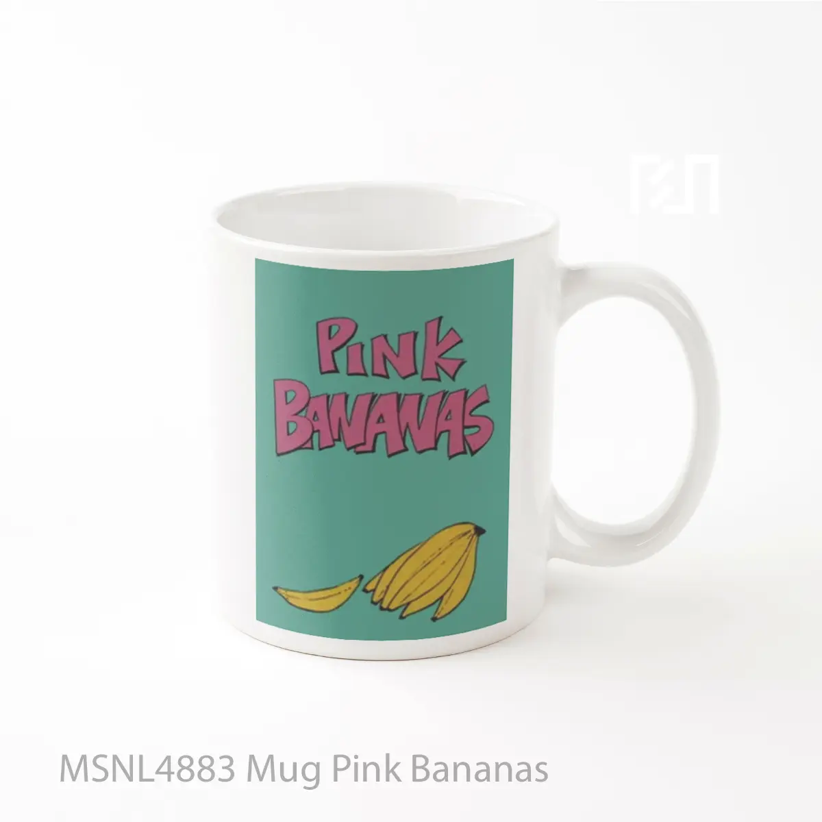 Mug Pink Bananas Gelas Keramik Tema Film MSNL4883