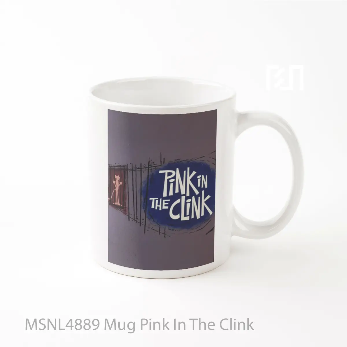 Mug Pink In The Clink Gelas Keramik Tema Film MSNL4889