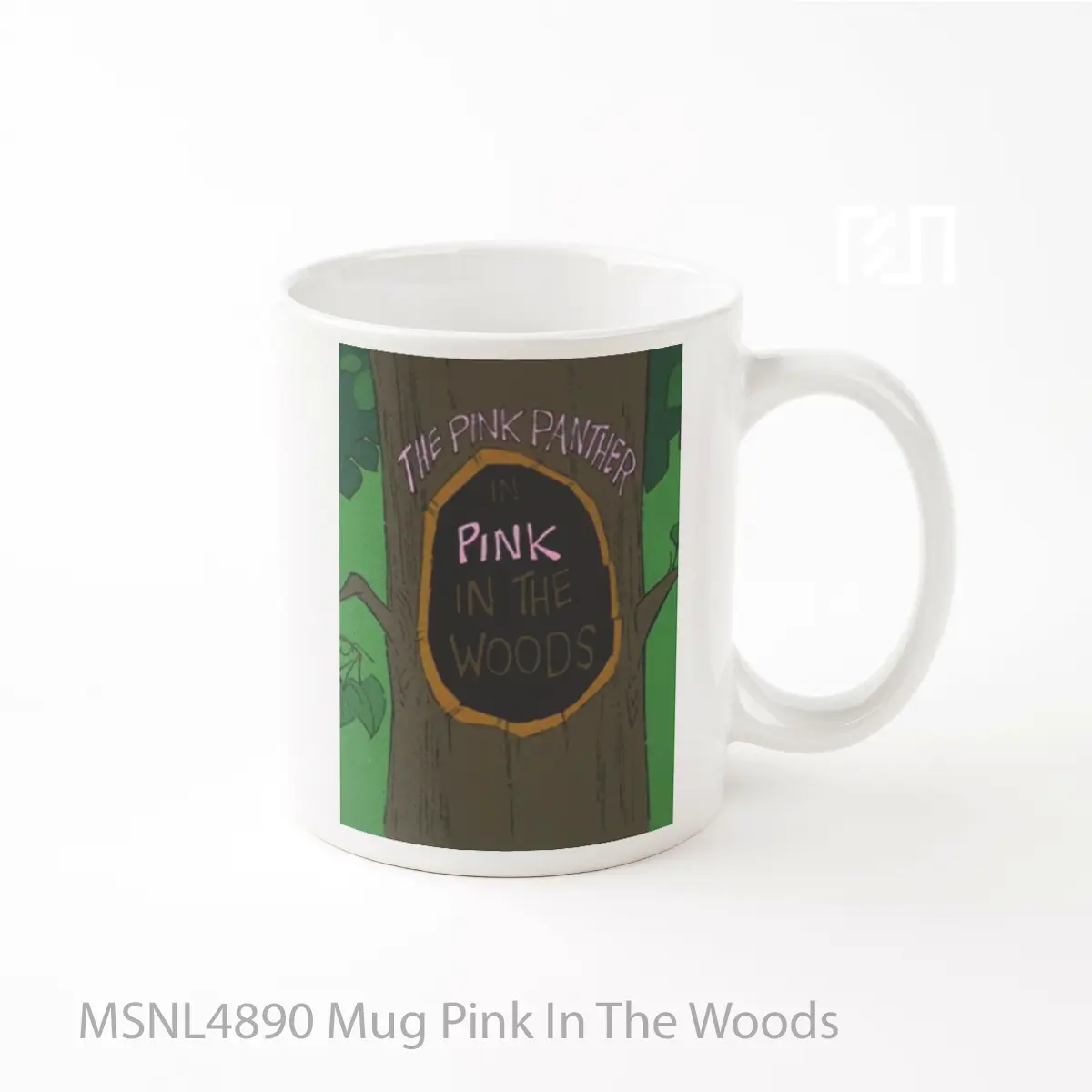 Mug Pink In The Woods Gelas Keramik Tema Film MSNL4890
