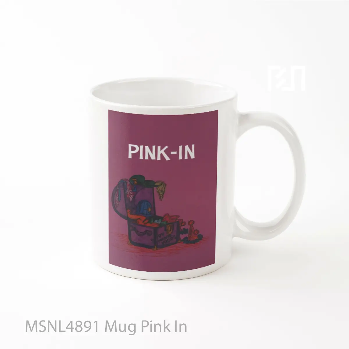 Mug Pink In Gelas Keramik Tema Film MSNL4891
