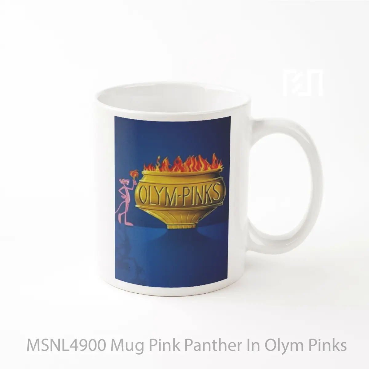 Mug Pink Panther In Olym Pinks Gelas Keramik Tema Film MSNL4900