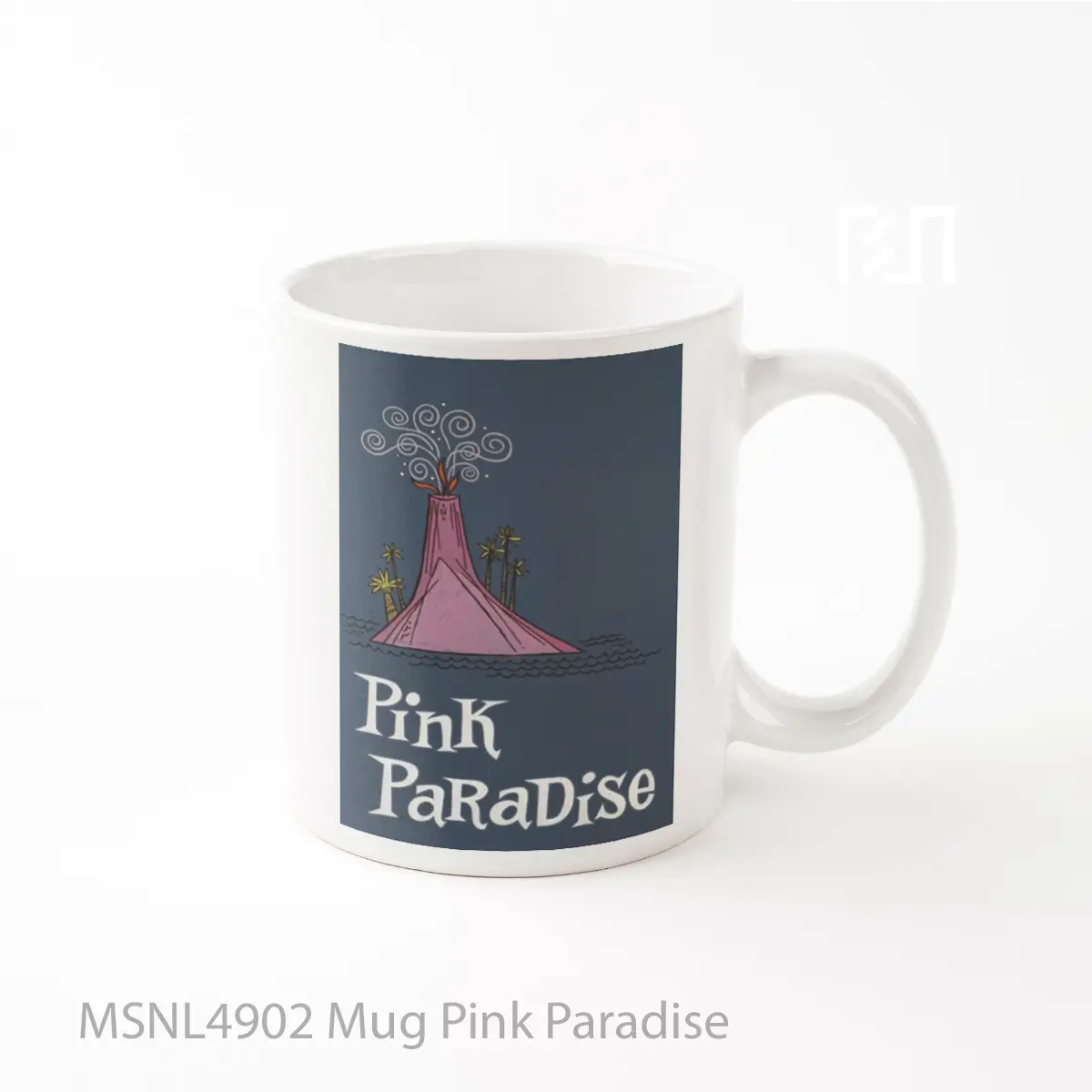 Mug Pink Paradise Gelas Keramik Tema Film MSNL4902