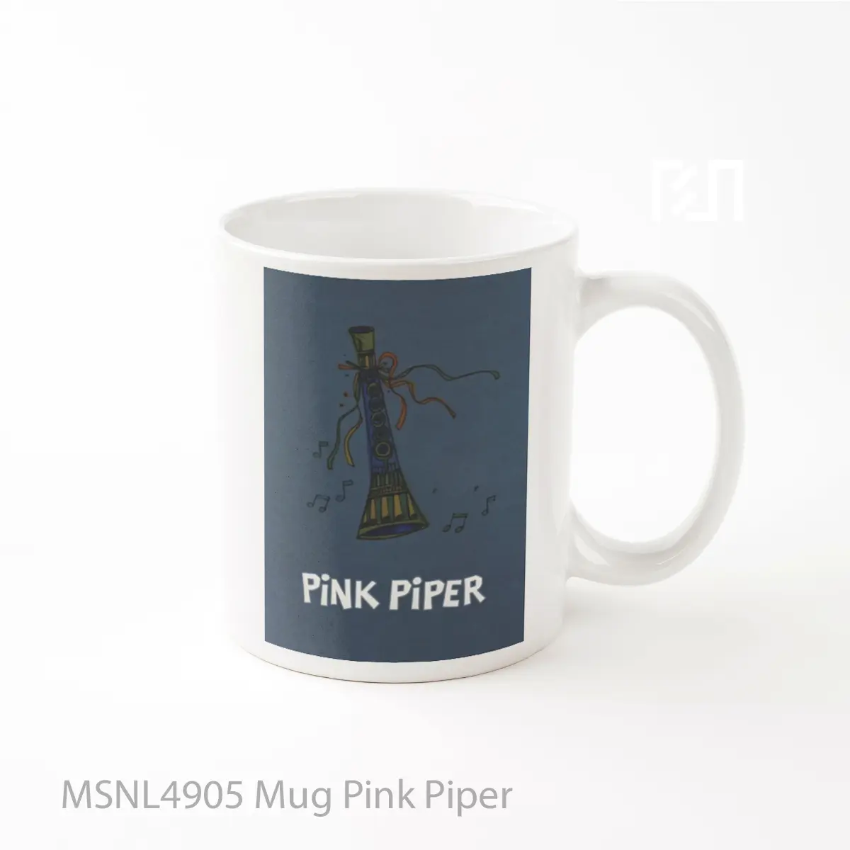 Mug Pink Piper Gelas Keramik Tema Film MSNL4905